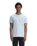 Fred Perry Ανδρική Μπλούζα  Τ-Shirt Twin Tipped M1588-96A Σιέλ