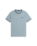 Fred Perry Ανδρική Μπλούζα Τ-Shirt Twin Tipped M1588V-98A Μέντα