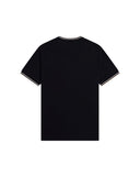 Fred Perry Ανδρική Μπλούζα Τ-Shirt Twin Tipped M1588V-P69 Μαύρο