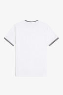 Fred Perry Ανδρική Μπλούζα Τ-Shirt Twin Tipped M1588-100 White