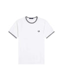 Fred Perry Ανδρική Μπλούζα Τ-Shirt Twin Tipped M1588-100 White