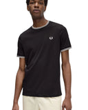 Fred Perry Ανδρική Μπλούζα Τ-Shirt Twin Tipped M1588-102 Black