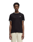 Fred Perry Ανδρική Μπλούζα Τ-Shirt Twin Tipped M1588-102 Black
