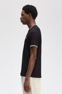 Fred Perry Ανδρική Μπλούζα Τ-Shirt Twin Tipped M1588-102 Black