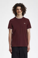 Fred Perry Ανδρική Μπλούζα Τ-Shirt Twin Tipped M1588-U97 Γκρι
