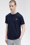 Fred Perry Ανδρική Μπλούζα  Τ-Shirt Twin Tipped M1588-795  Navy