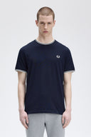 Fred Perry Ανδρική Μπλούζα  Τ-Shirt Twin Tipped M1588-795  Navy