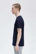 Fred Perry Ανδρική Μπλούζα  Τ-Shirt Twin Tipped M1588-795  Navy