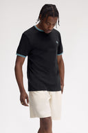 Fred Perry Ανδρική Μπλούζα Τ-Shirt Twin Tipped M1588-Y60 Μπλε