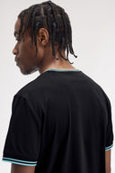 Fred Perry Ανδρική Μπλούζα Τ-Shirt Twin Tipped M1588-Y60 Μπλε