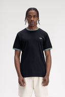 Fred Perry Ανδρική Μπλούζα Τ-Shirt Twin Tipped M1588-Y60 Μπλε