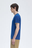 Fred Perry Ανδρική Μπλούζα Τ-Shirt Twin Tipped M1588-Y95 Μπλε