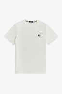 Fred Perry Ανδρική Μπλούζα  Crew Neck T-Shirt M1600-129 Λευκό