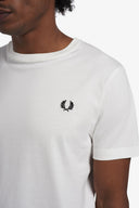 Fred Perry Ανδρική Μπλούζα  Crew Neck T-Shirt M1600-129 Λευκό