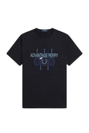 Fred Perry Ανδρικό T-Shirt Advantage Perry M1774-102 Μαύρο