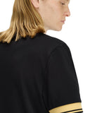 Fred Perry Ανδρικό T-shirt Twin Tipped Cuff T-Shirt M2396-90A Μαύρο