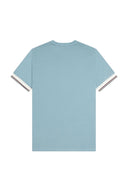 Fred Perry Ανδρικό T-shirt Twin Tipped Cuff T-Shirt M2396-Z20 Μέντα