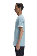 Fred Perry Ανδρικό T-shirt Twin Tipped Cuff T-Shirt M2396-Z20 Μέντα