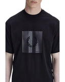 Fred Perry Ανδρική Μπλούζα Box Graphic T-Shirt M2404-102 Μαύρο