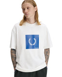 Fred Perry Ανδρική Μπλούζα Box Graphic T-Shirt M2404-129 Snow White