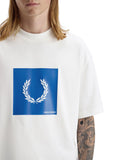 Fred Perry Ανδρική Μπλούζα Box Graphic T-Shirt M2404-129 Snow White
