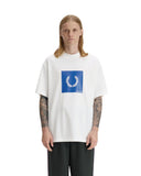 Fred Perry Ανδρική Μπλούζα Box Graphic T-Shirt M2404-129 Snow White