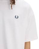 Fred Perry Ανδρική Μπλούζα Back Print Laurel Wreath T-Shirt M2474-129 Snow White