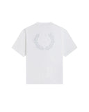 Fred Perry Ανδρική Μπλούζα Back Print Laurel Wreath T-Shirt M2474-129 Snow White