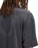 Fred Perry Ανδρική Μπλούζα Back Print Laurel Wreath T-Shirt M2474-297 Ancor Grey