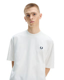 Fred Perry Ανδρική Μπλούζα Τ-Shirt Back Print M2475-129 Snow White