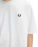 Fred Perry Ανδρική Μπλούζα Τ-Shirt Back Print M2475-129 Snow White
