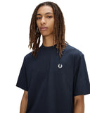 Fred Perry Ανδρική Μπλούζα Τ-Shirt Back Print M2475-608 Navy