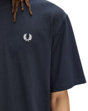 Fred Perry Ανδρική Μπλούζα Τ-Shirt Back Print M2475-608 Navy