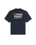 Fred Perry Ανδρική Μπλούζα Τ-Shirt Back Print M2475-608 Navy