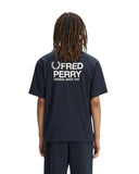 Fred Perry Ανδρική Μπλούζα Τ-Shirt Back Print M2475-608 Navy