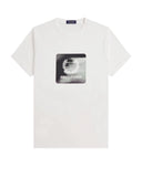 Fred Perry Ανδρικό T-shirt Laurel Wreath Digital M3412-129 Snow White