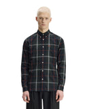 Fred Perry Ανδρικό Πουκάμισο Καρό Poplin Tartan M3456-Q20 Πράσινο