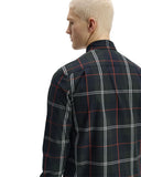 Fred Perry Ανδρικό Πουκάμισο Καρό Poplin Tartan M3456-Q20 Πράσινο