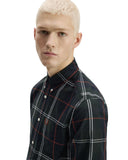 Fred Perry Ανδρικό Πουκάμισο Καρό Poplin Tartan M3456-Q20 Πράσινο