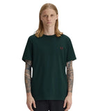 Fred Perry Ανδρική Μπλούζα Ringer T-Shirt M3519-30A Πράσινο