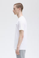 Fred Perry Ανδρική Μπλούζα Ringer T-Shirt M3519-100 Λευκό
