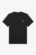 Fred Perry Ανδρική Μπλούζα Ringer T-Shirt M3519-102 Μαύρο