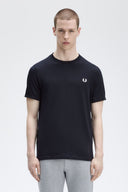 Fred Perry Ανδρική Μπλούζα Ringer T-Shirt M3519-608 Μπλε