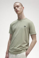 Fred Perry Ανδρική Μπλούζα Ringer T-Shirt M3519-M37 Μέντα