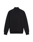 Fred Perry Ανδρικό Φούτερ Με Φερμουάρ Half Zip Sweatshirt M3574-102 Μαύρο