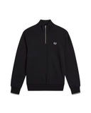 Fred Perry Ανδρικό Φούτερ Με Φερμουάρ Half Zip Sweatshirt M3574-102 Μαύρο
