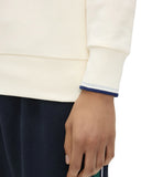 Fred Perry Ανδρικό Φούτερ Με Φερμουάρ Half Zip Sweatshirt M3574-94B Εκρού