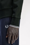 Fred Perry Ανδρικό Φούτερ Με Φερμουάρ Half Zip Sweatshirt M3574-T50 Πράσινο