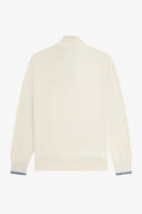 Fred Perry Ανδρικό Φούτερ Με Φερμουάρ Half Zip Sweatshirt M3574-Z46 Εκρού