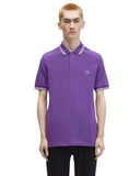 Fred Perry Ανδρικό Polo Twin Tipped M3600-W95 Μωβ
